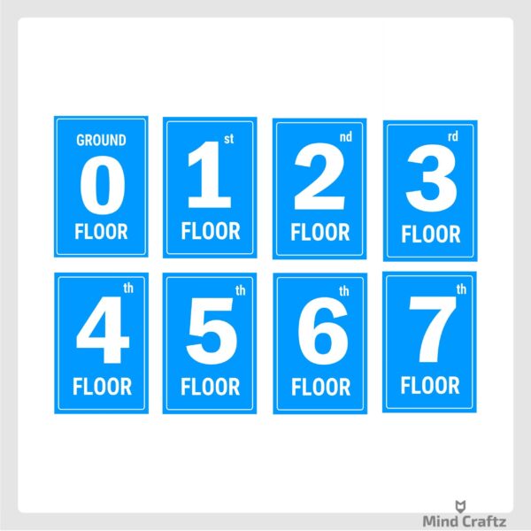 Lift lobby signages