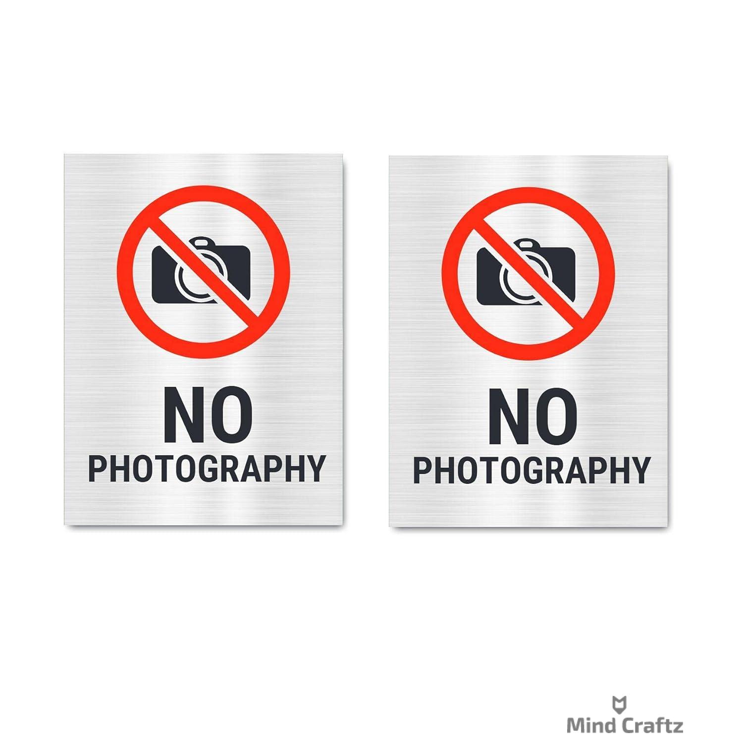 No Photography Signboards