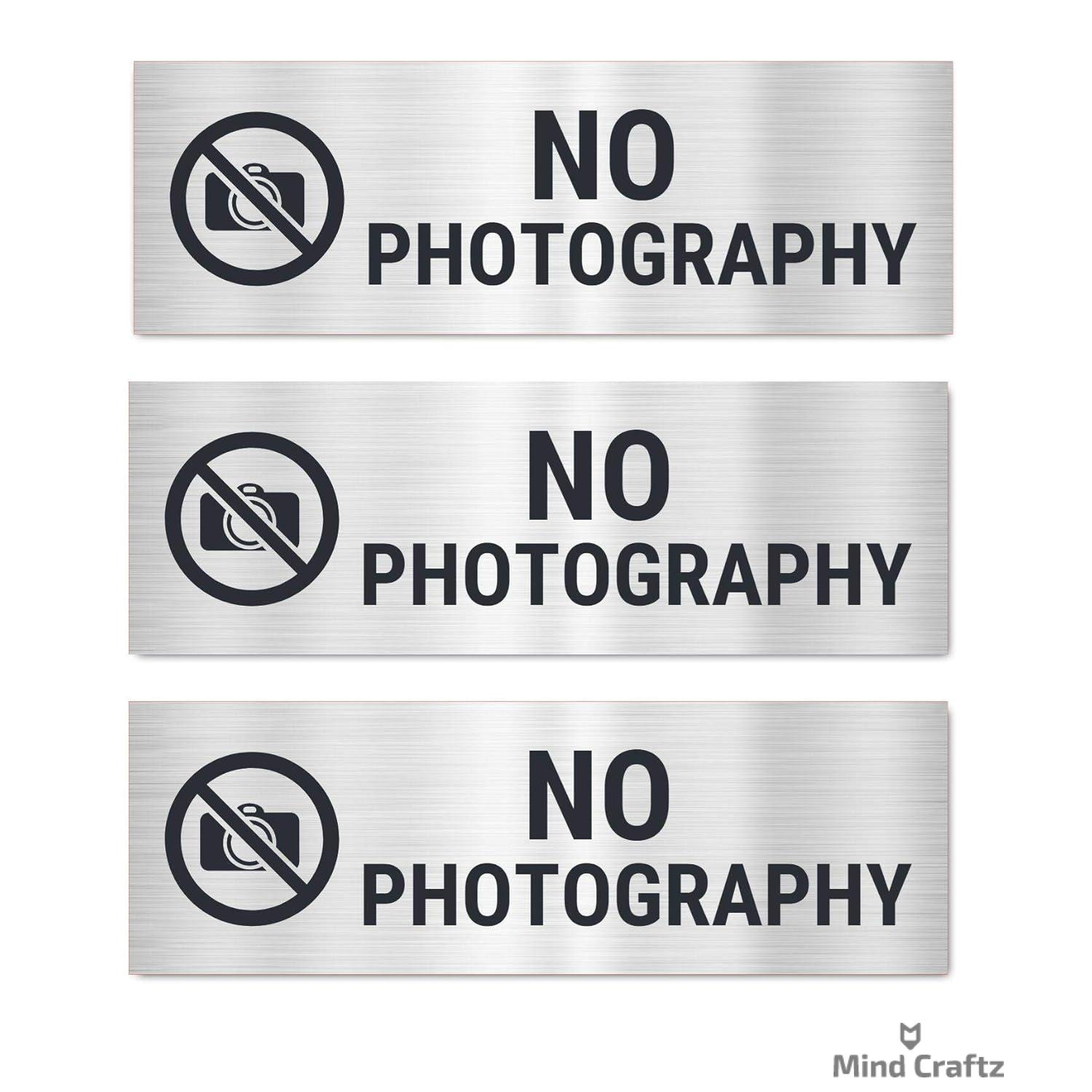 No Photography Signboards