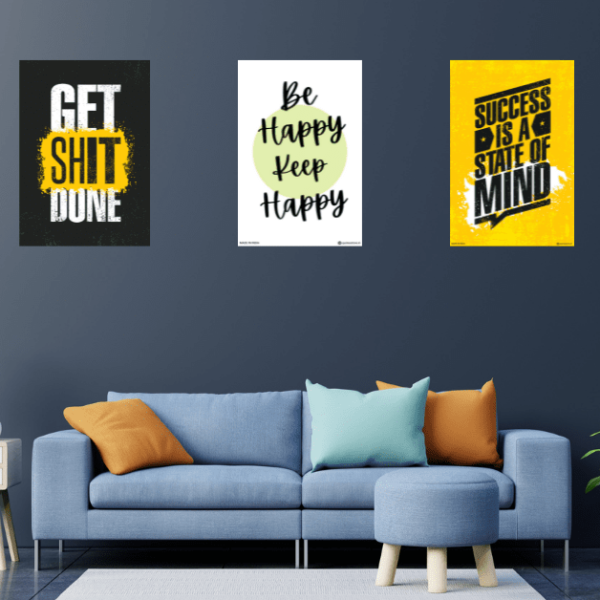 Printed wall posters