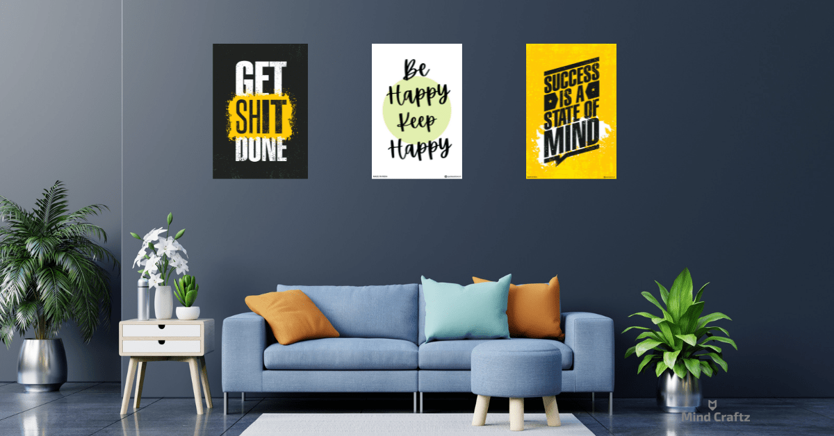 Printed wall posters
