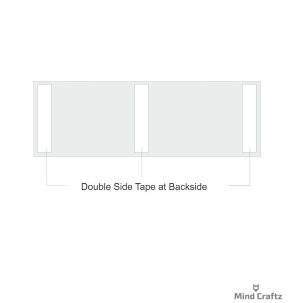 Reception Hindi Signboard Silver color