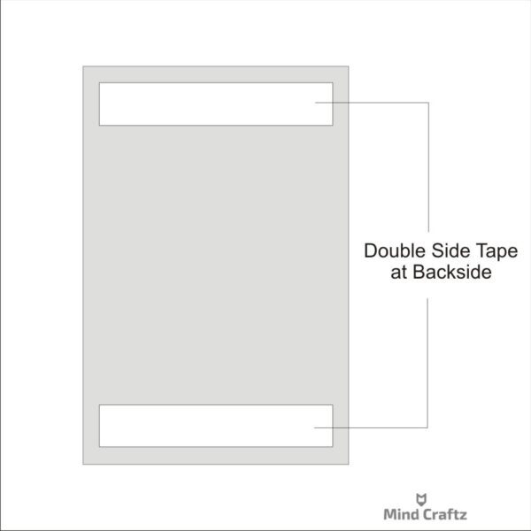 Warning Hot Surface Do Not Touch Acrylic Sign Board Single Silver Color