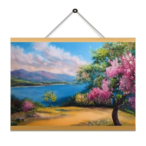 Nature Printed Canvas Wall Hanging Décor 24x18 Inches