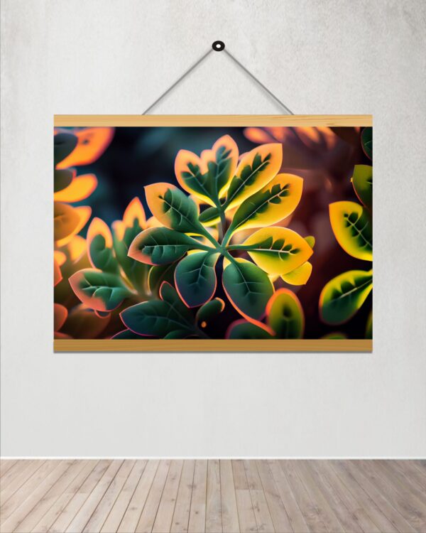 Naure leaf creation Printed Canvas Wall Hanging Décor 24x18 inches