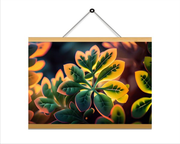 Naure leaf creation Printed Canvas Wall Hanging Décor 24x18 inches