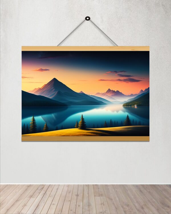 Nature with clean Printed Canvas Wall Hanging Décor 24x18 inches