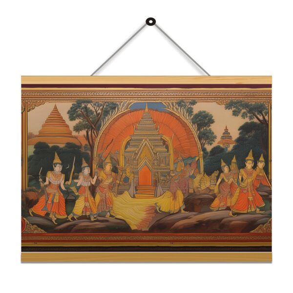 Traditional Art Printed Canvas Wall Hanging Décor 24x18 inches