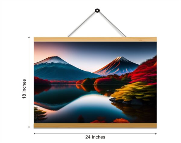 Scenory Nature Printed Canvas Wall Hanging Décor 24x18 inches