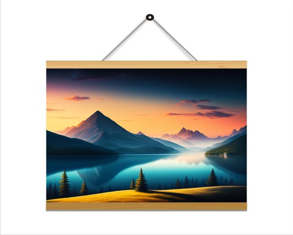 Nature with clean Printed Canvas Wall Hanging Décor 24x18 inches