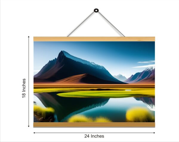 Green and skin nature Printed Canvas Wall Hanging Décor 24x18 inches