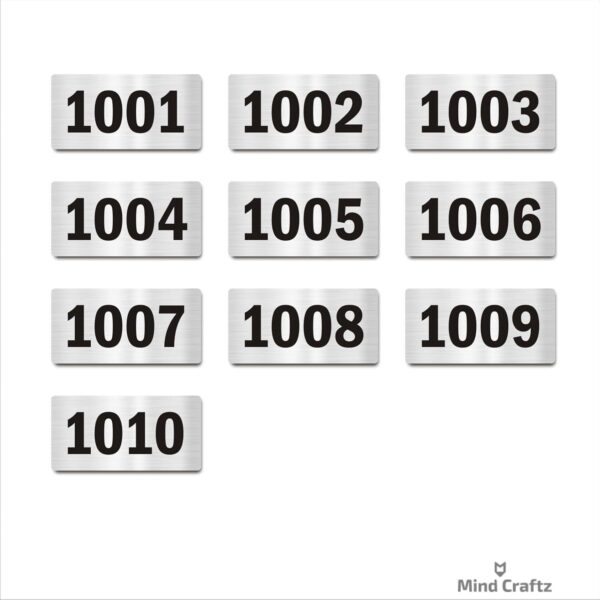 Door Number Plates