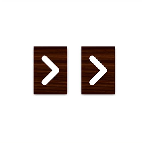 Wood Texture arrows for signboards