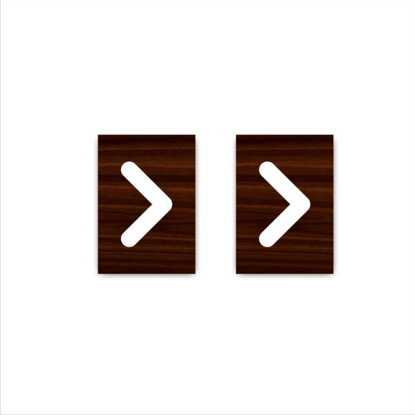 Wood Texture arrows for signboards