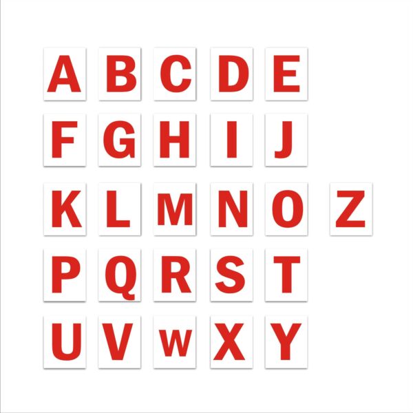 A to Z Alphabets Stickers for Organizing store and Door Displays
