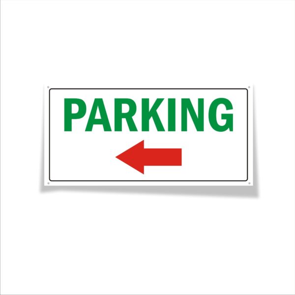 Generic Parking Left Arrow Direction Cloth Banner