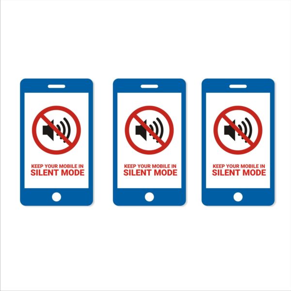 Keep your Mobile Switched off Silent Mode Sign Board for office Rooms