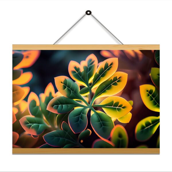 Naure leaf creation Printed Canvas Wall Hanging D?cor