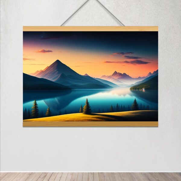 Nature with clean Printed Canvas Wall Hanging D?cor