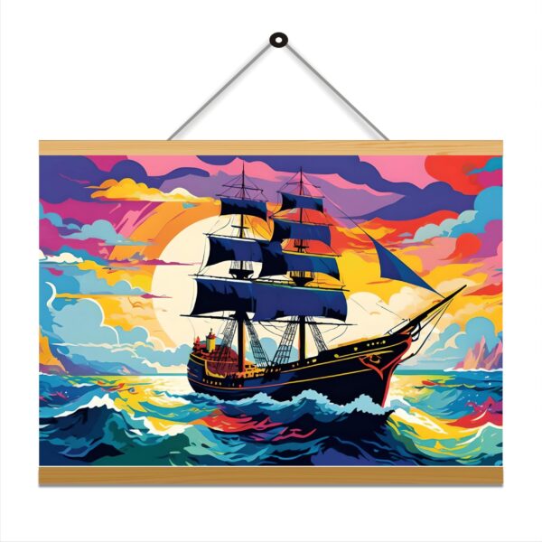 Pirate ship Art Printed Canvas Wall Hanging D?cor