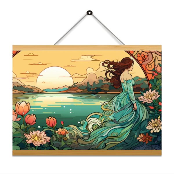 Princess Art Printed Canvas Wall Hanging D?cor