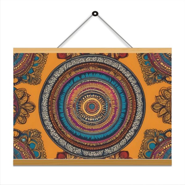 Mandala Art Printed Canvas Wall Hanging D?cor