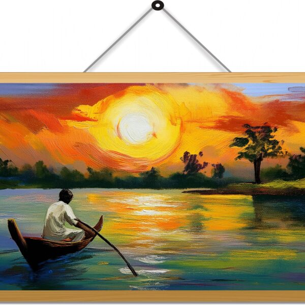 Sunset art Printed Canvas Wall Hanging D?cor